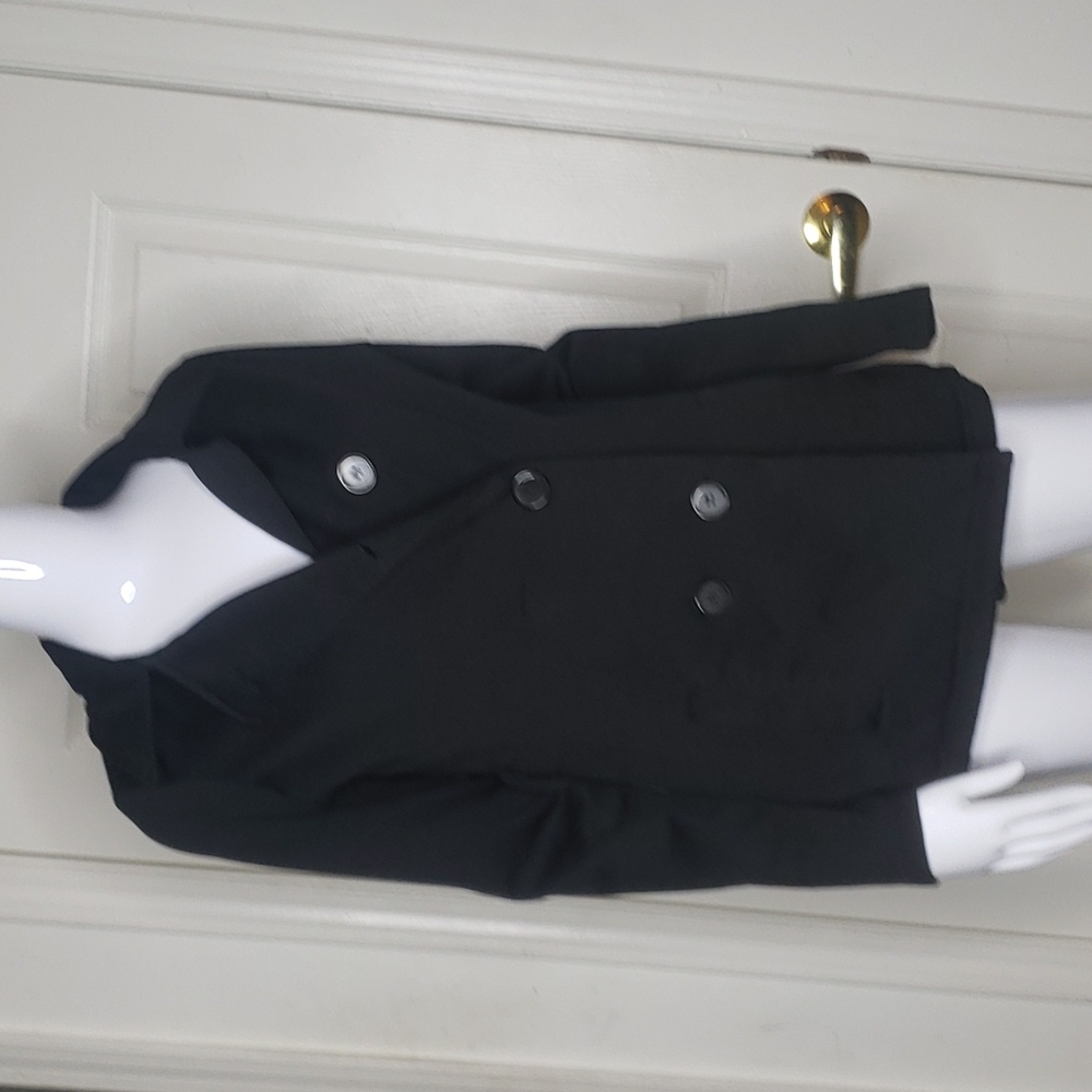 Roxy Black Lightweight Blazer Type Coat Size Small